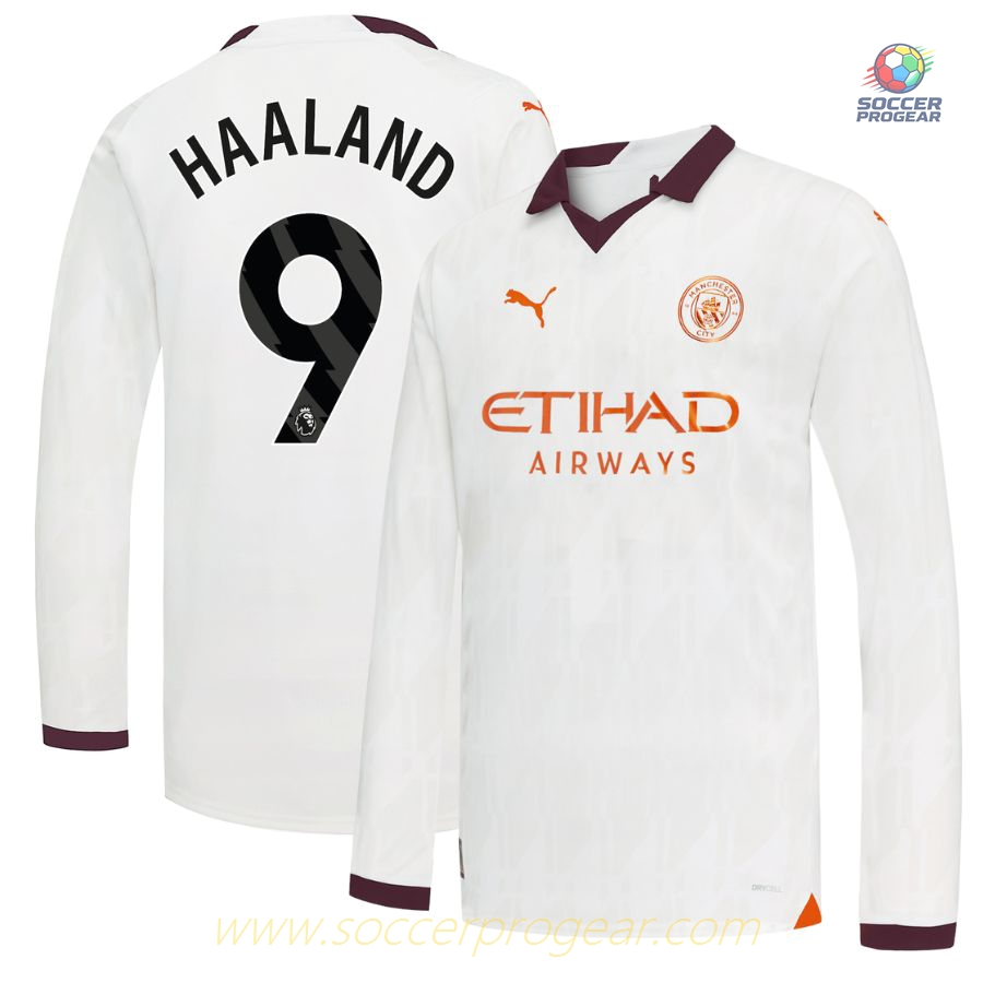 Manchester City 2023 2024 Away LS Edition Shirt Haaland