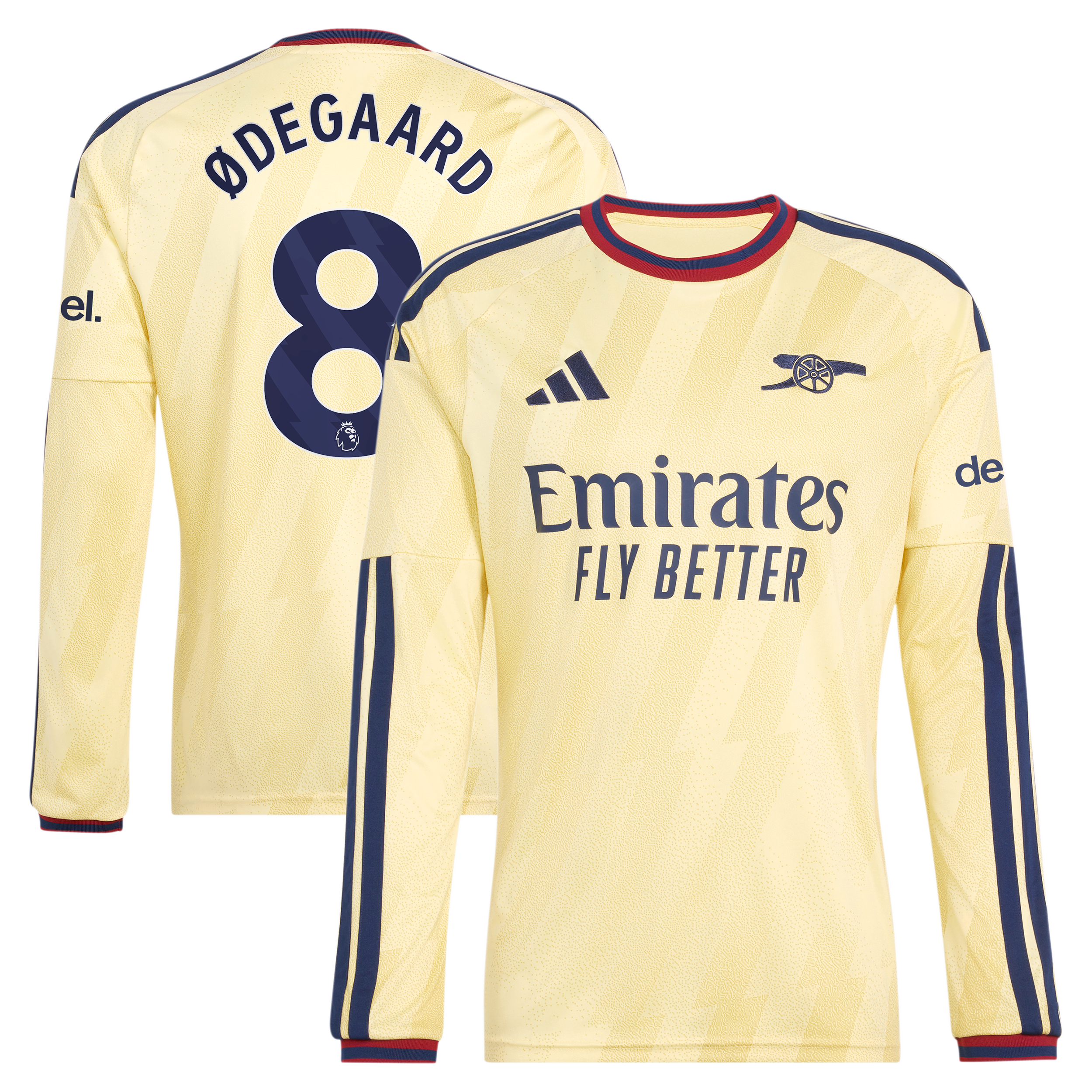 [SJH] Women's Martin?degaard Arsenal 2026/27 Third Replica Long Sleeve Jersey - Yellow
