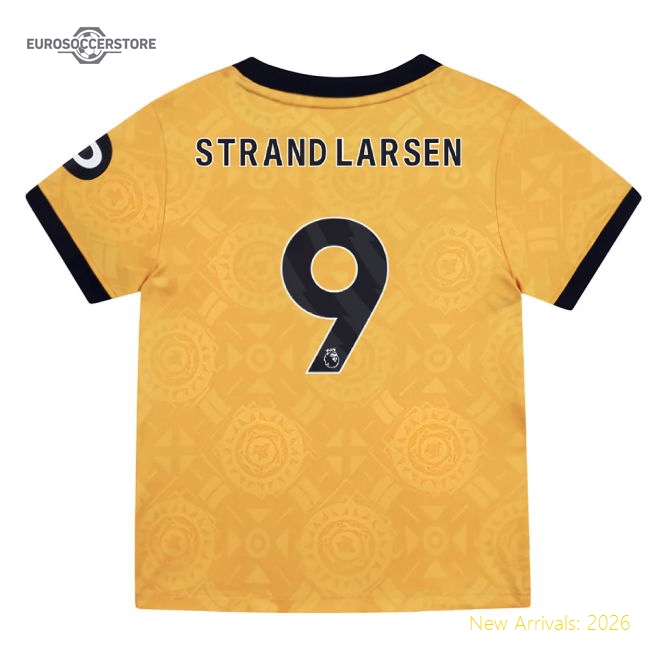 Durable Football Team Kids Strand Larsen Jersey 2025-2026 Stretchy