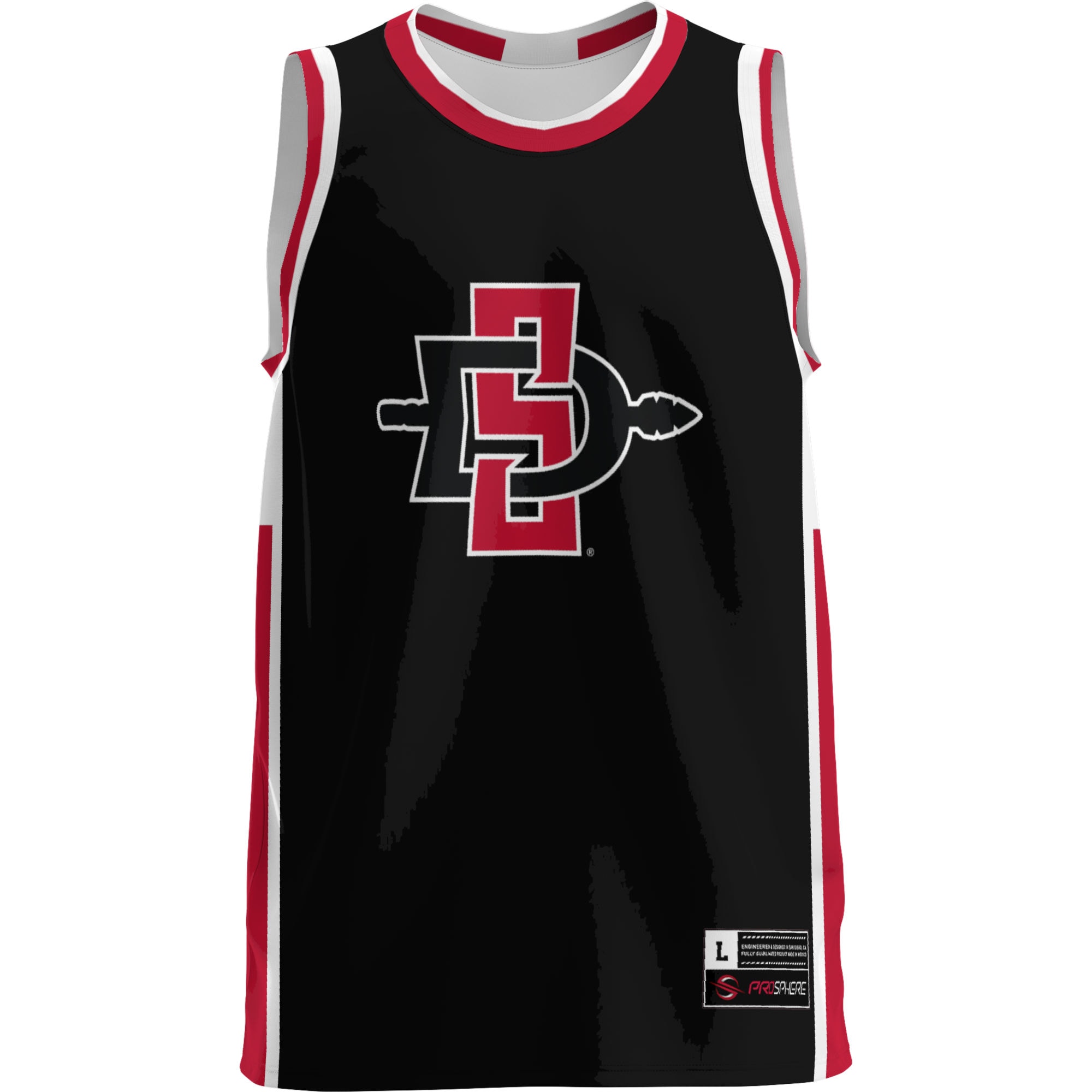 [NJP] San Diego State Aztecs GameDay Greats Lightweight Basketball Jersey - Black