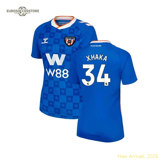 Luxury Football Team Womens Xhaka Jersey 2025-2026 Breathable