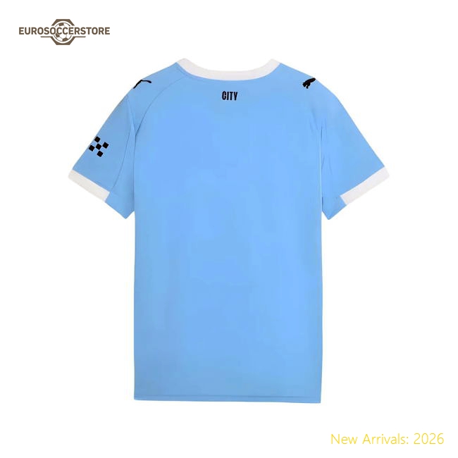 Kid-approved Kids Man City Mahrez Jersey 2025-2026 Soft-touch