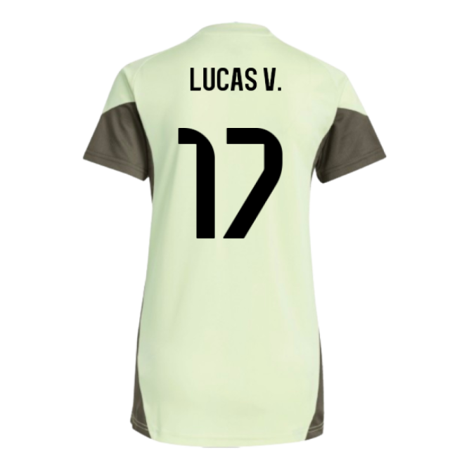 Supporter 2025-2026 Real Madrid Training Jersey (Almost Lime) - Womens (Lucas V
