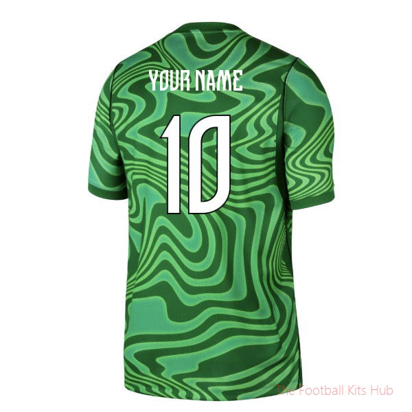 2026-2027 Brazil Goalkeeper Shirt (Pine Green) (Your Name)