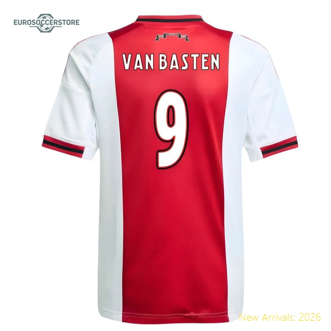 2025-2026 Ajax Home Shirt (Kids) (Van Basten 9)