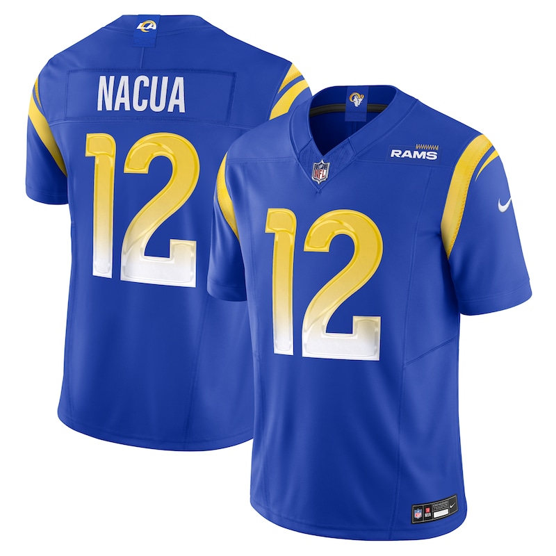 None Puka Nacua Los Angeles Rams Historic Franchise Game Jersey