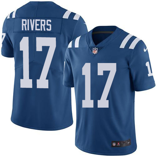 Authentic NFL Indianapolis Colts #17 Philip Rivers Blue-v1