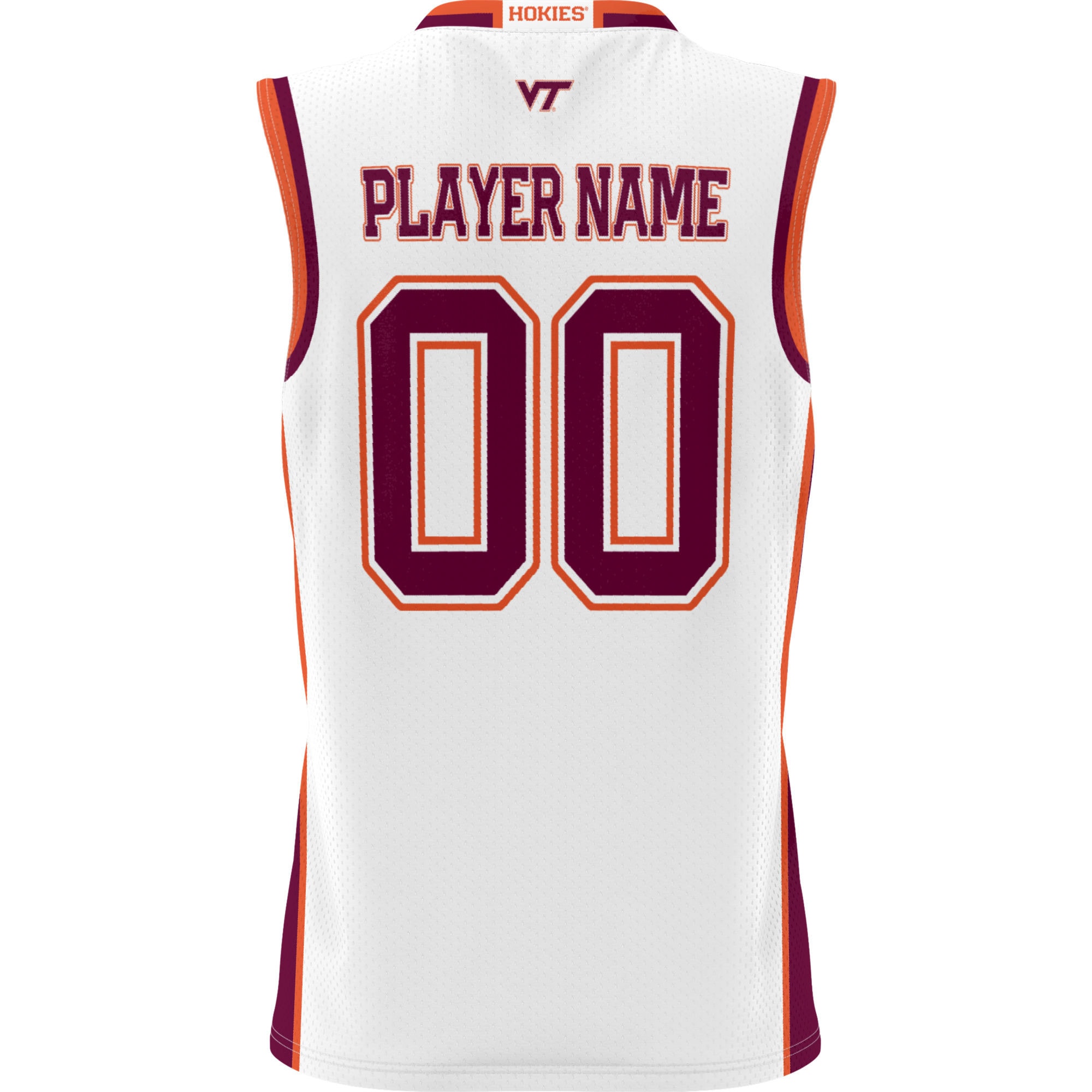 [NJP] Virginia Tech Hokies GameDay Greats Unisex Lightweight NIL Pick-A-Player Women's Basketball Jersey - White