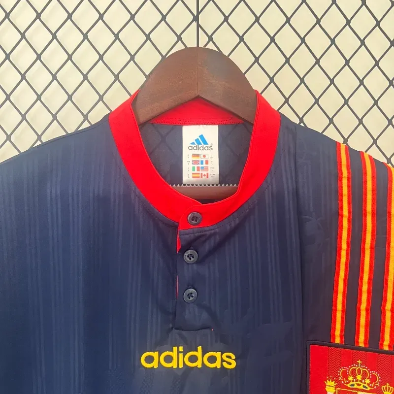 Cheap 1996 Spain Jersey retro kit