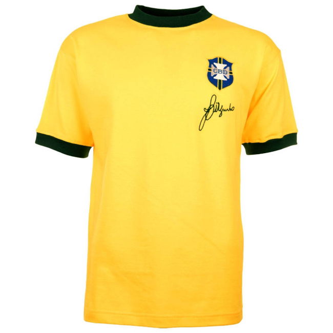 Team Brazil 1970 World Cup Jarzinho Retro Football Shirt