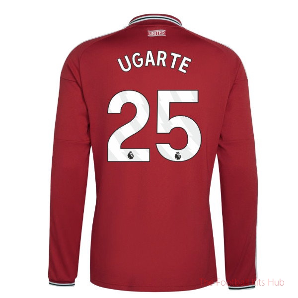 Football Man Utd 2026-2027 Long Sleeve Home Shirt (Ugarte 25)