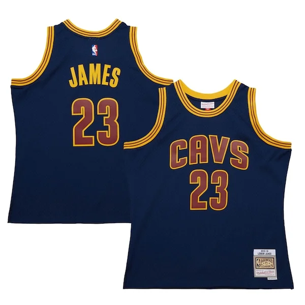 Professional LeBron James CLE NBA Jersey - Navy - Reasonable Price