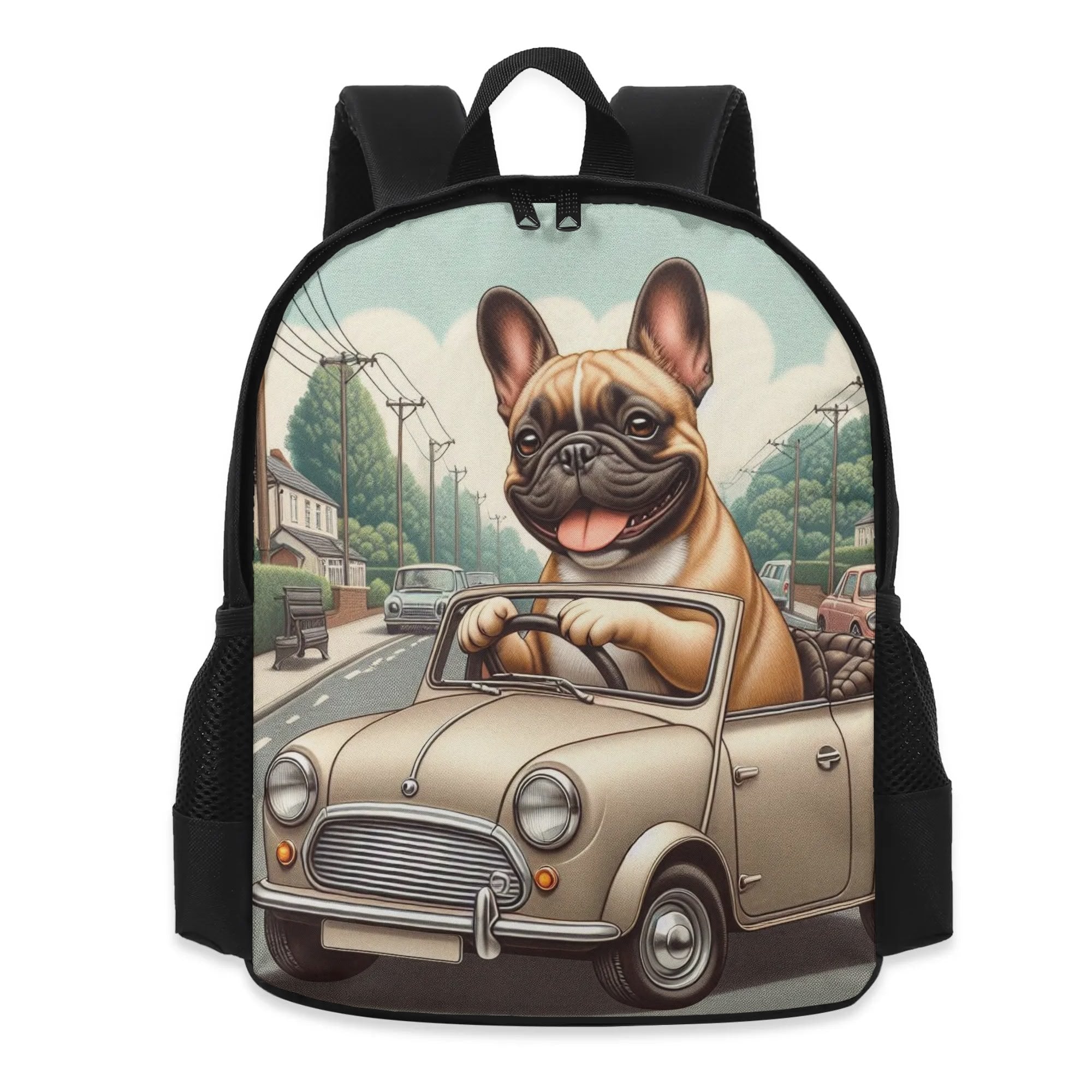 French Bulldog Princess Kids School Backpack Comfy Pet Product