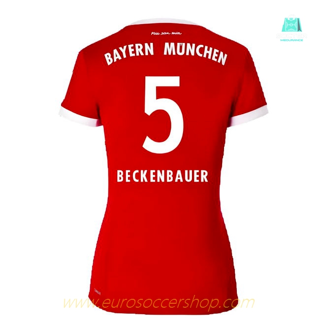 Bayern Munich 2017-18 Womens Home Shirt (XL) ((Excellent) XL) (Beckenbauer 5)