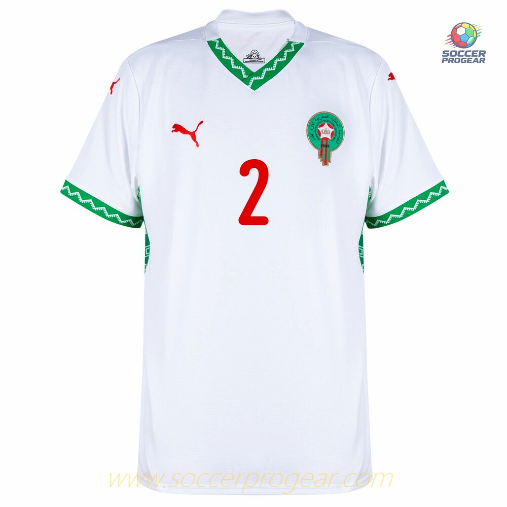 Morocco Away Football Soccer Shirt 2025 Collection 2026 Hakimi