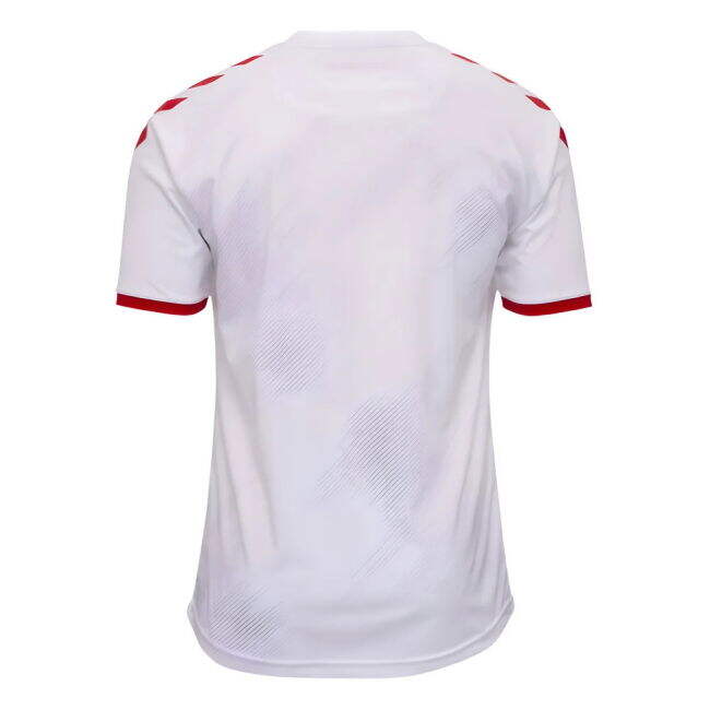 Minimalist 2020-2021 Denmark Away Shirt Slim Fitting