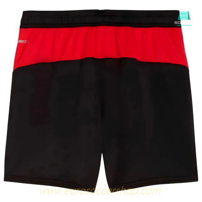 2025-2026 AC Milan Home Shorts (Black) - Kids