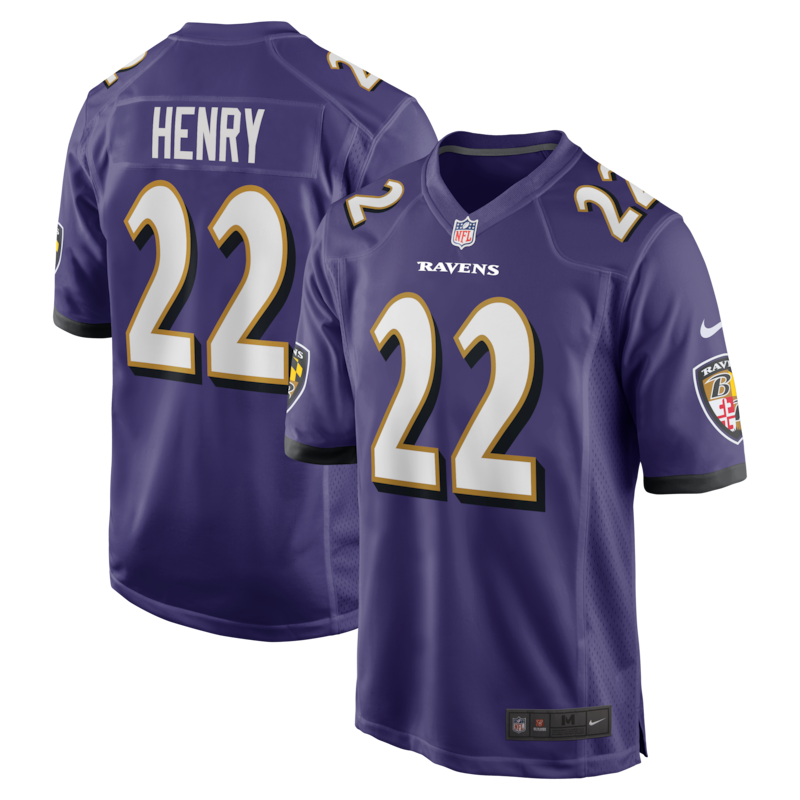 None Derrick Henry Baltimore Ravens Powerful Collector's Item
