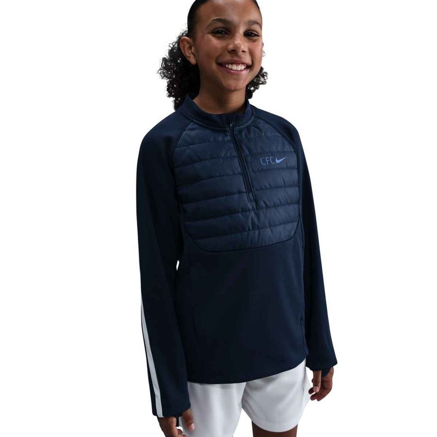 [EFKS] Chelsea Therma FIT Academy Drill Winter Warrior Obsidian/Rush Training Kids
