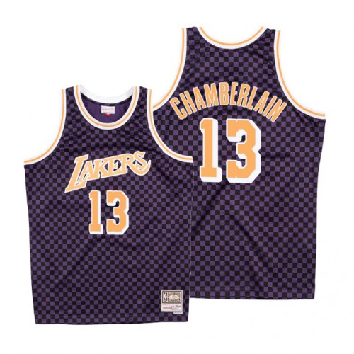 Los Angeles Lakers Wilt Elite Collection Authentic Jersey #13