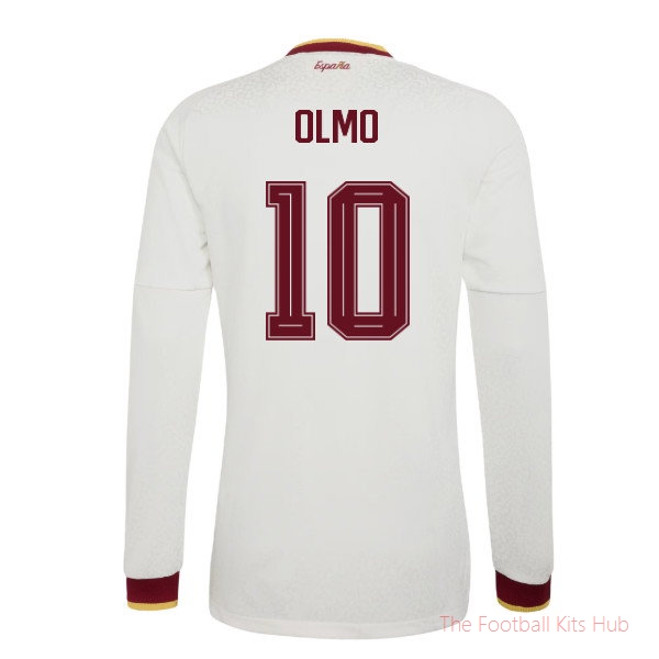 [EFS] 2026/27 Spain Authentic Long Sleeves Away Shirt (Olmo 10)
