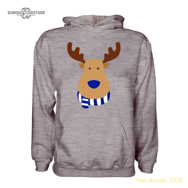 Official Real Sociedad Rudolph Supporters Hoody (Grey) - Kids