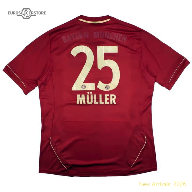 Bayern Munich Home Premium Jersey Premium Fabric Athletic Fit