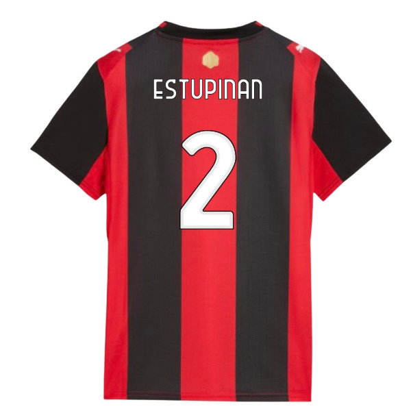 [DDJ] 2026-2027 AC Milan Home Shirt (Womens) (Estupinan 2)