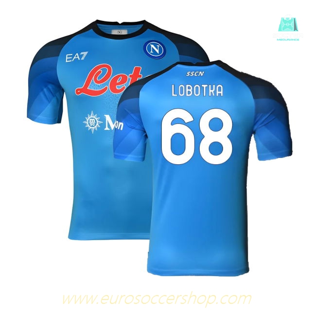 Napoli 2022-23 Player Issue Home Shirt (3XL) (Lobotka 68) (Excellent)