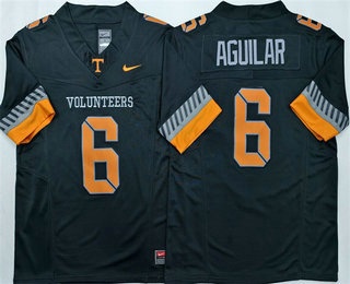 Men's None Black 2025 official licensed Joey Aguilar #6 team