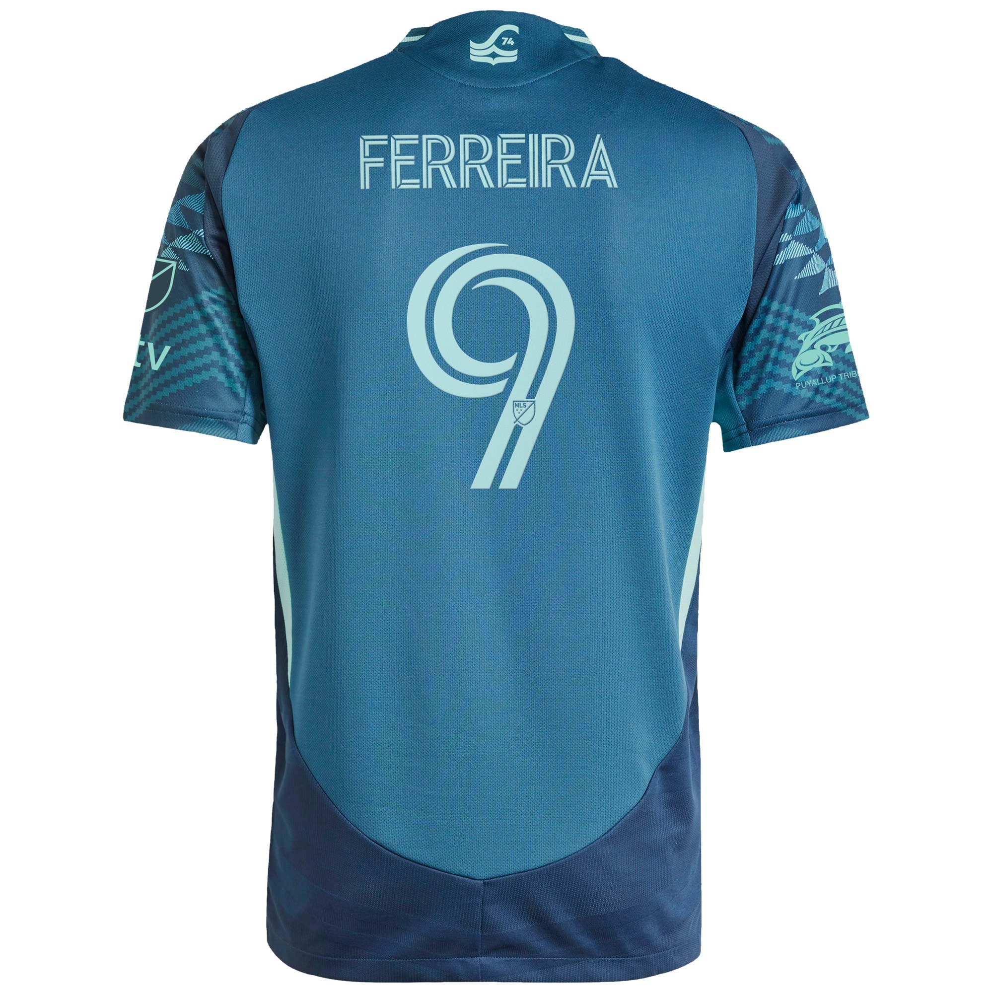 [LK] Jesus Ferreira Seattle Sounders FC 2025 The Salish Sea Kit Authentic Player Jersey - Blue
