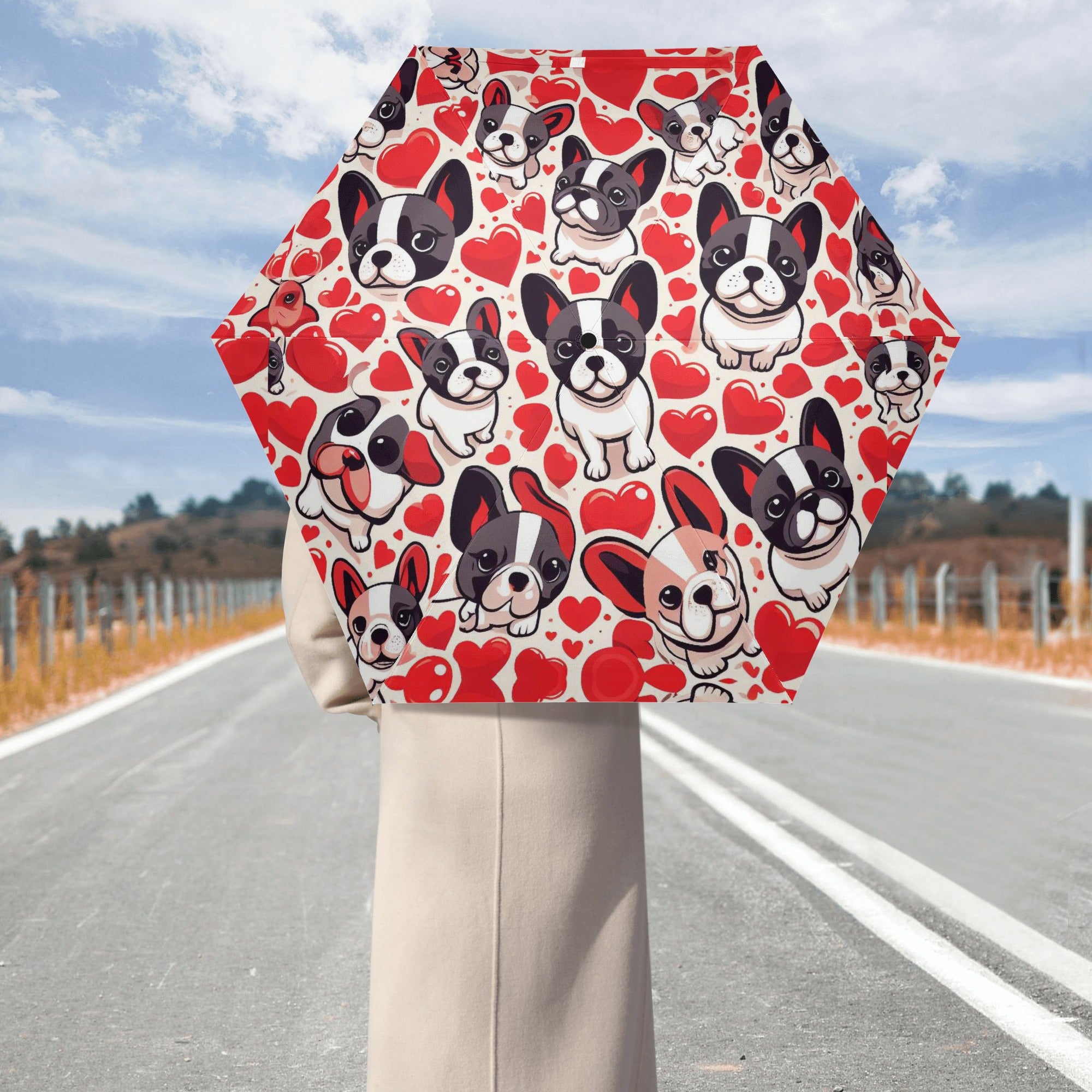 French Bulldog Paisley Umbrella Cute Frenchie Essential