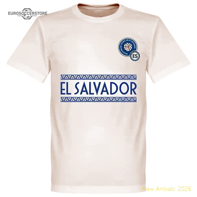 El Salvador Team T-shirt - White - Match Quality - World Cup Edition