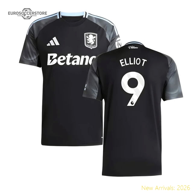 Elite Official 2025-2026 Aston Villa Away Shirt Elliot 9