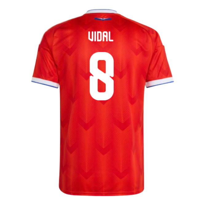 High 2026-2027 Chile Home Shirt (Vidal 8) Performance Team