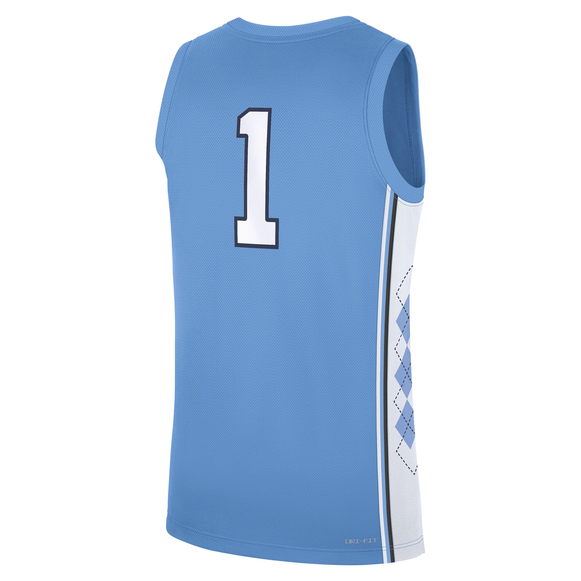 [NJP] North Carolina Tar Heels Road Replica Basketball Jersey - Carolina Blue