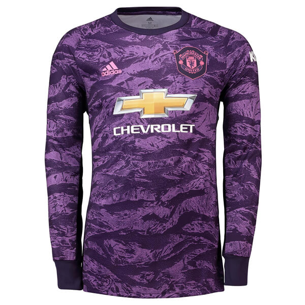 19-20 Manchester United Goalkeeper Purple Long Sleeve Jersey Shirt -