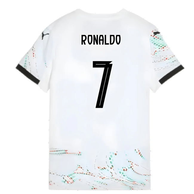 2025-2026 Portugal Away Shirt (Womens) (Ronaldo 7) Official