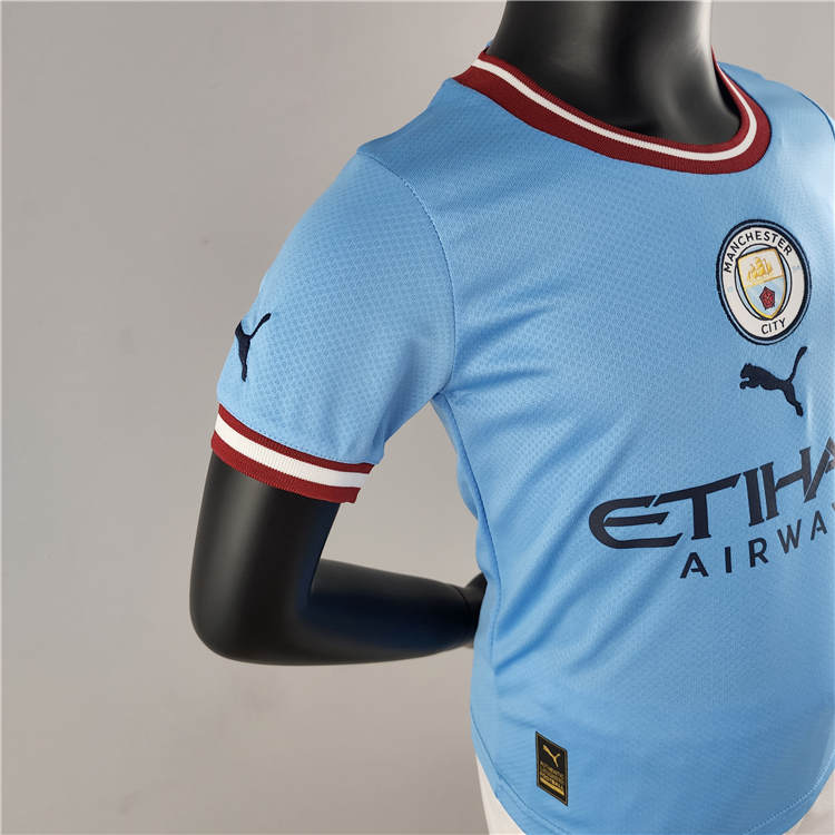 Premium Quality Man City Kids Manchester City 2223 Home Kit