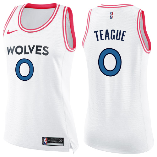 T-Wolves #0 J. Teague Elite 2024 Icon NBA Jersey - White Swingman