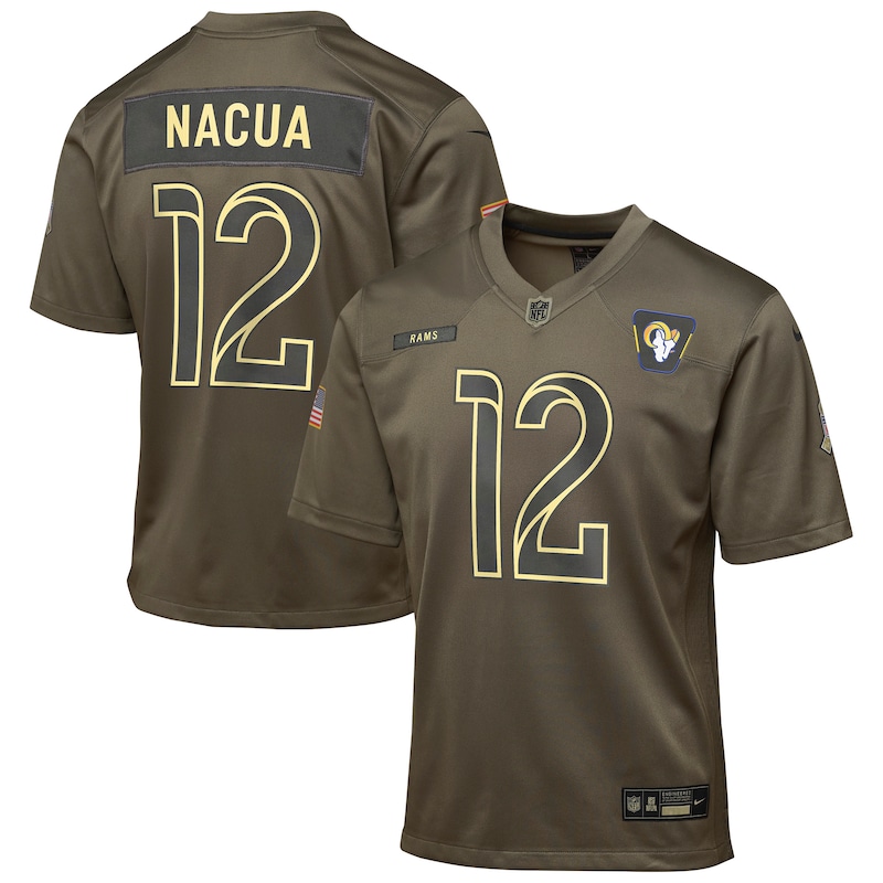 None Puka Nacua Los Angeles Rams Powerhouse Team Replica Jersey