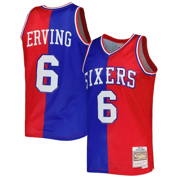 Julius Erving PHI Swingman Jersey - high-quality modern - Red
