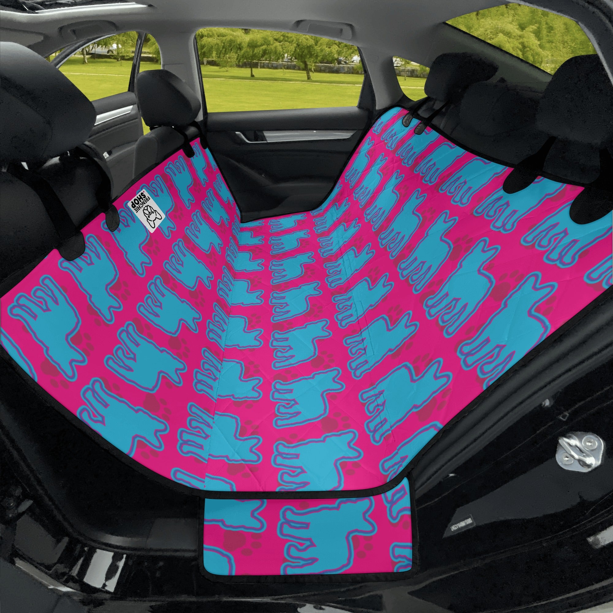 Car Pet Seat Covers For French Bulldog Dog Supplies | Durable Build