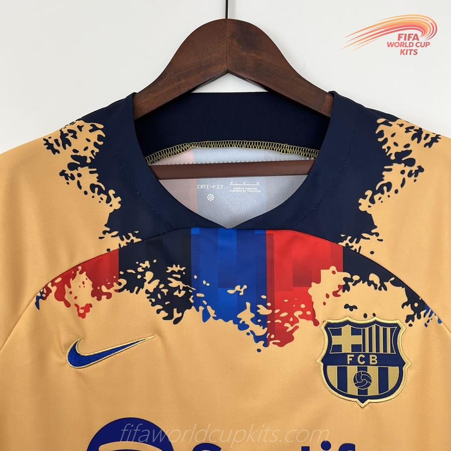Barcelona 22-23 Special Golden Football Kit