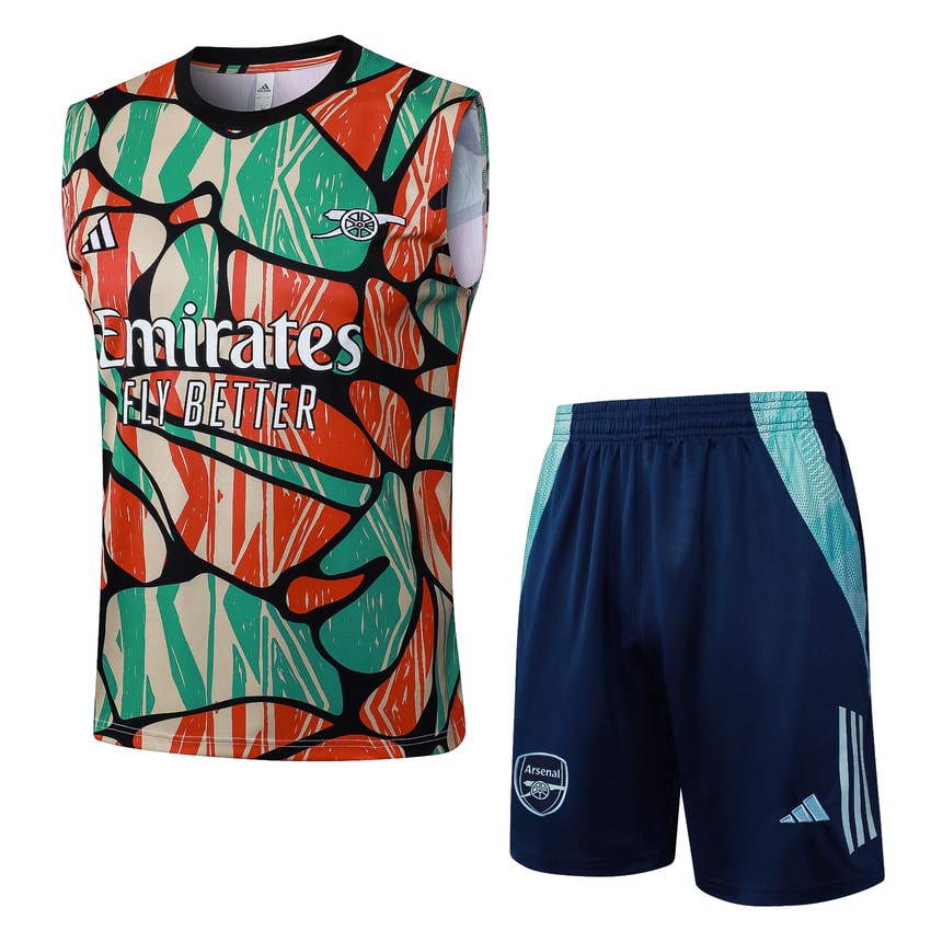 Tank Top Shorts Arsenal 2024 2025 Red Green
