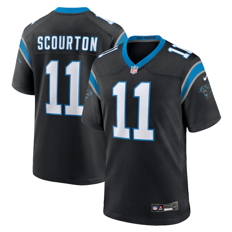 None Nic Scourton CAR Panthers Premium Material Replica Jersey