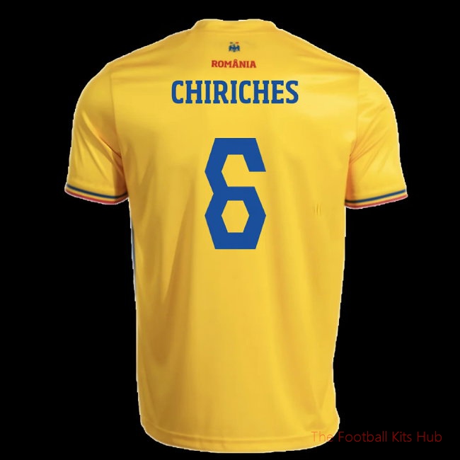 [SJH] 2025/26 Romania Home Replica Shirt (Chiriches 6)