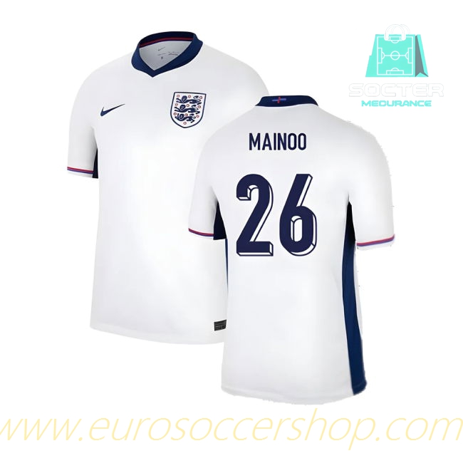 2024-2025 Season England NT Home Football Shirt International (Mainoo 26)
