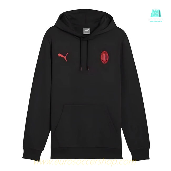 2024-2025 AC Milan ESS Hoody (Black)