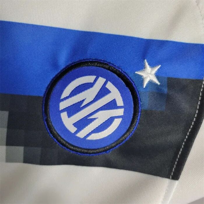 KIDS INTER MILAN 2324 AWAY WHITE FOOTBALL KITShirtShorts - Official